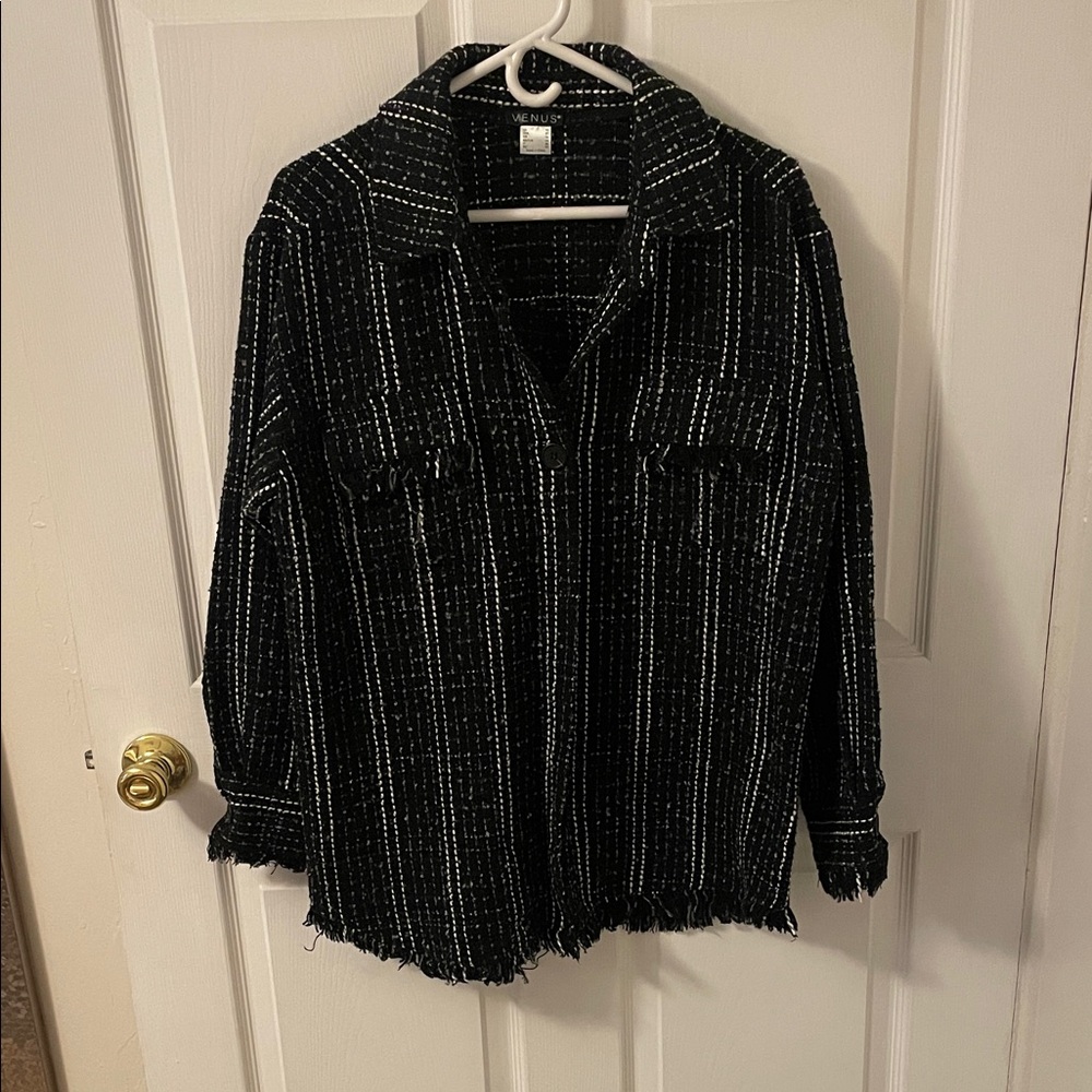 Black and White Women's Jacket